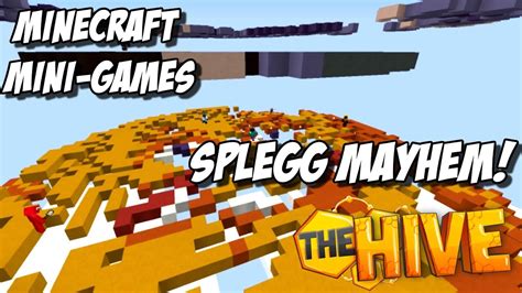 Minecraft Mini Games Splegg Mayhem W Broadbent Ep Youtube