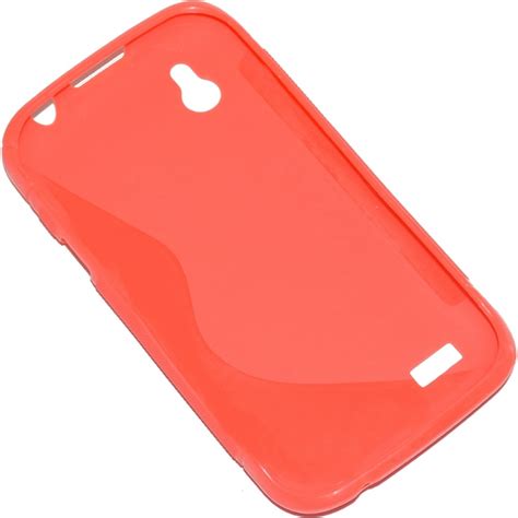 Ssyl Custodia Tpu Silicone Cover Case Per Htc Desire X Red