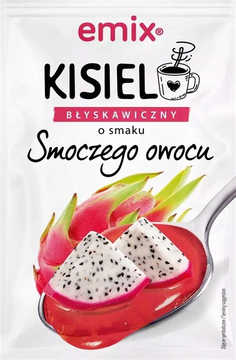 Emix Kisiel Błyskawiczny o smaku smoczego owocu 35 g Inna marka