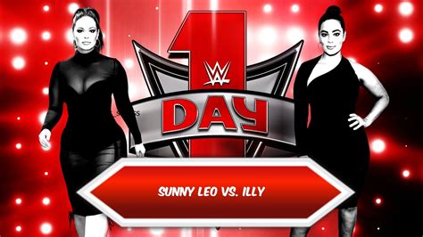 Wwe Title Day Womens Match Twins Wrestling Sunny Leo Vs Illy