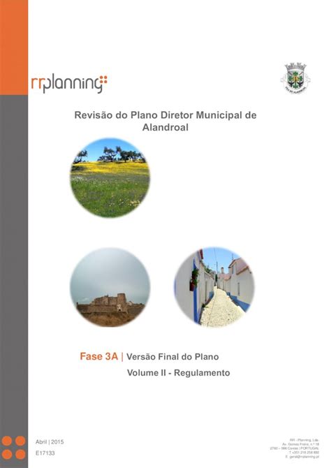 PDF Revisão do Plano Diretor Municipal de Alandroal Planta 19