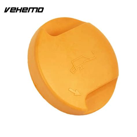 Vehemo Yellow Auto Oil Filler Cap GASKET Car Oil Filler Cap Replacement ...