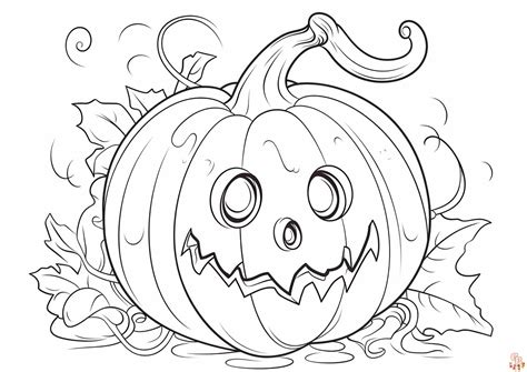 Coloriage Pages Halloween Simple Archives Gbcoloriage