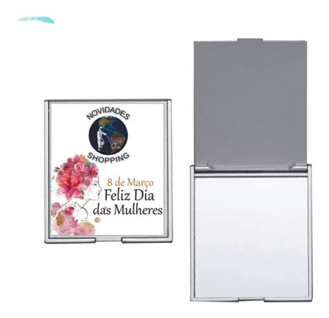 30 Espelhos Personalizados Brindes Dia Mulheres Lembrancinha Frete grátis