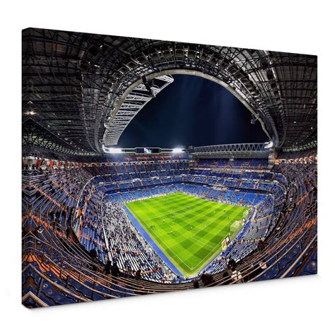 Canvas Garcia Real Madrid Santiago Bernab U Stadion Wall Art Nl