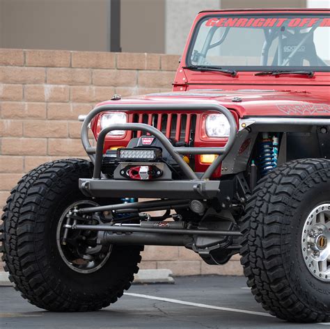 Yj Trail Stinger Front Bumper Steel Genright Jeep Parts