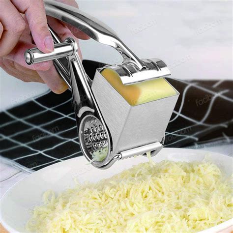 Ralador De Queijo Manual Manivela Em A O Inox De Cozinha