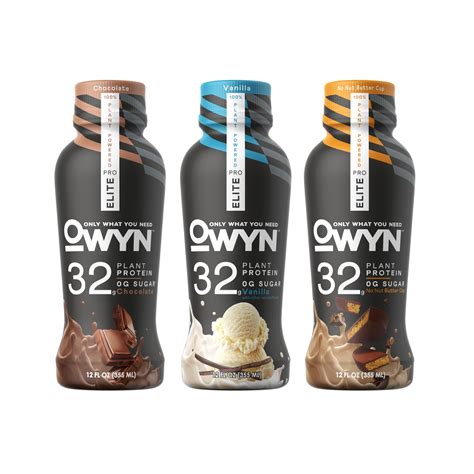 Buy Owyn Pro Elite Vegan Based High Protein Shake 35g Protein 9 Amino S Omega 3 Prebiotics