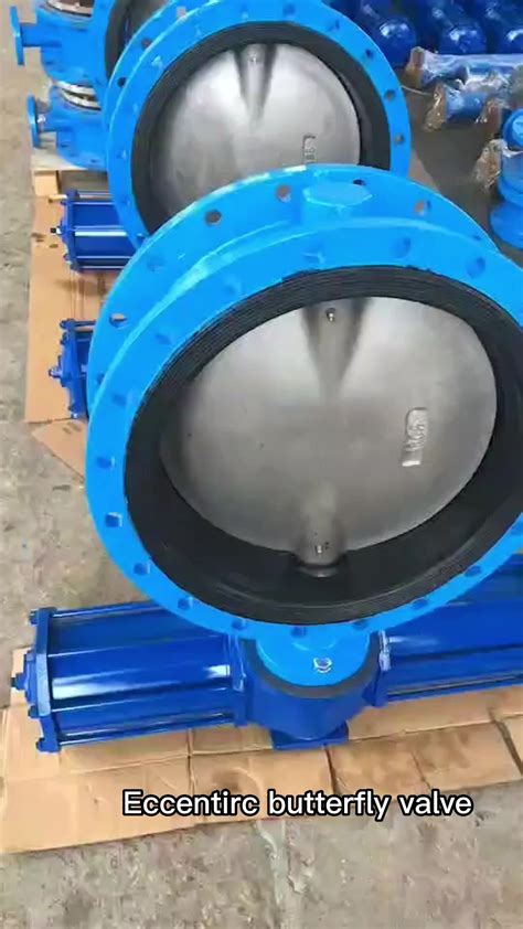 Butterfly Valve 8 Flange Pn16 Ductile Cast Iron Double Eccentric