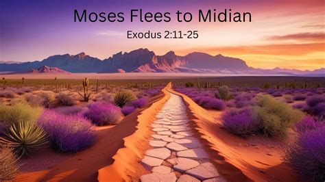 Moses Flees To Midian Youtube