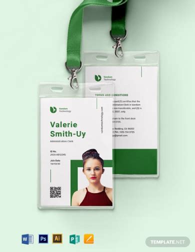 Portrait Id Card 10 Examples Word Pages Photoshop