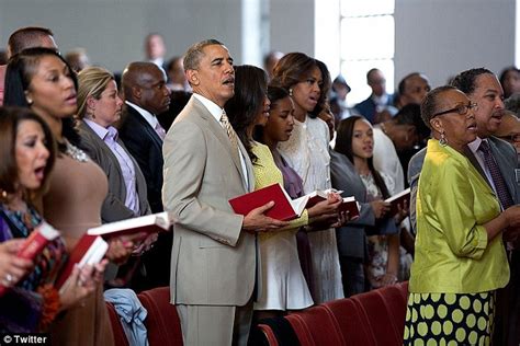 Does Obama Attend Church Services