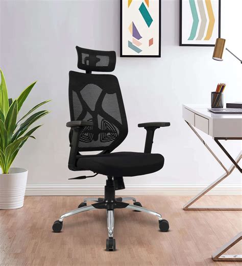 Buy Transform Breathable Mesh Ergonomic Chairs In Black Colour At 53