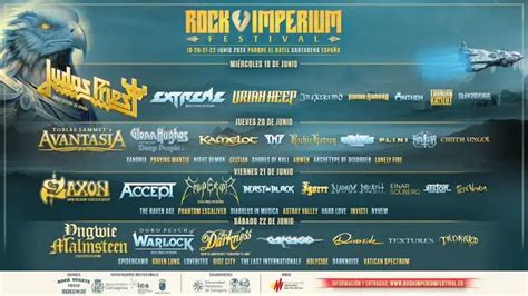 Cartel Por D As Del Rock Imperium Fest Entradas Y Detalles