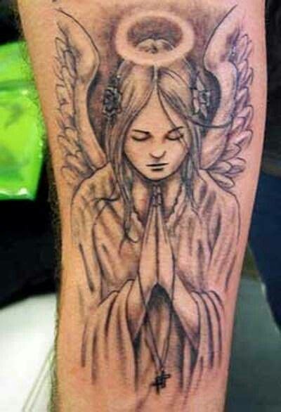 Angel Praying Tattoo Angel Tattoo Designs Beautiful Angel Tattoos Angel Tattoo For Women