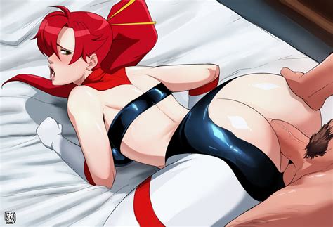 Yoko Littner And Space Yoko Tengen Toppa Gurren Lagann Drawn By Naavs