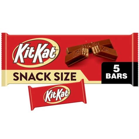 KIT KAT® Milk Chocolate Wafer Snack Size Candy Bars, 5 ct / 0.49 oz - Fry’s Food Stores