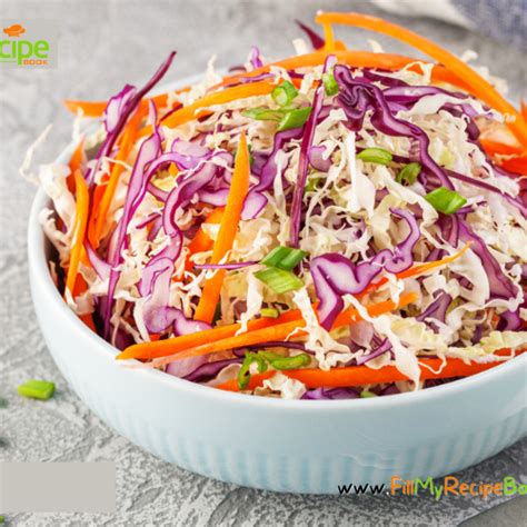 Crunchy Coleslaw Salad And Sauce Fill My Recipe Book