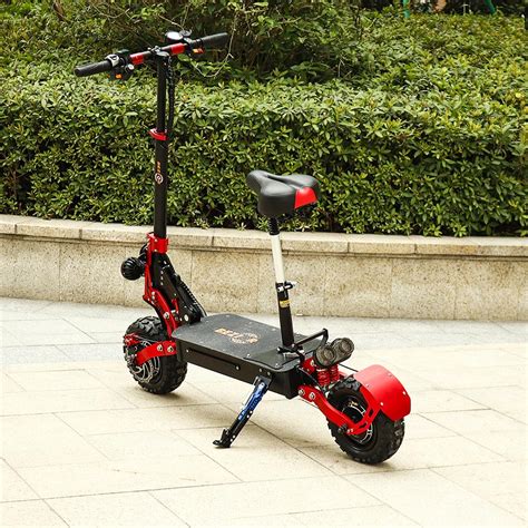 Bezior S Off Road Electric Scooter W Km H Tire Red