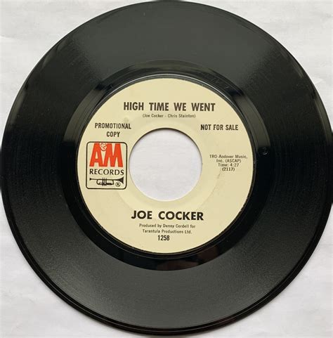 Joe Cocker Am High Time We Went Black Eyed Blues Pop Rock