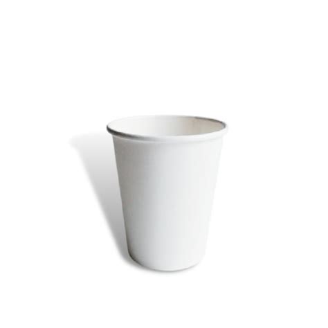 Compostable Single Wall Hot Cup White 8oz 80mm BN GREEN LIFE TRADING PTY LTD