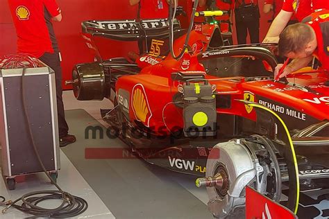 Ferrari S New Red Bull Style F1 Sidepods Revealed In Spain