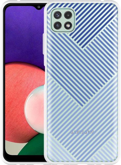 Samsung Galaxy A22 5G Hoesje Art Lines Designed By Cazy Bol