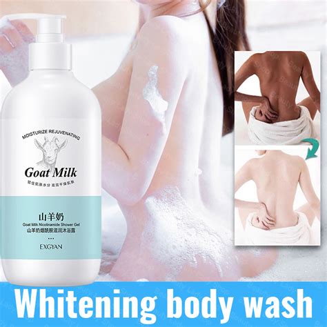 Goat Milk Body Wash Niacinamide Mousse Shower Gel Moisturizing