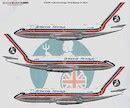 Two Six Decals Sts4461 Boeing 737 200 Britannia Airways 1970