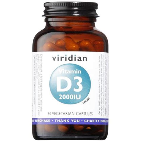 Viridian Vitamin D Vegan Iu Veg Capsules Sales