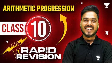 Arithmetic Progression Cbse Class Math Rapid Revision Series