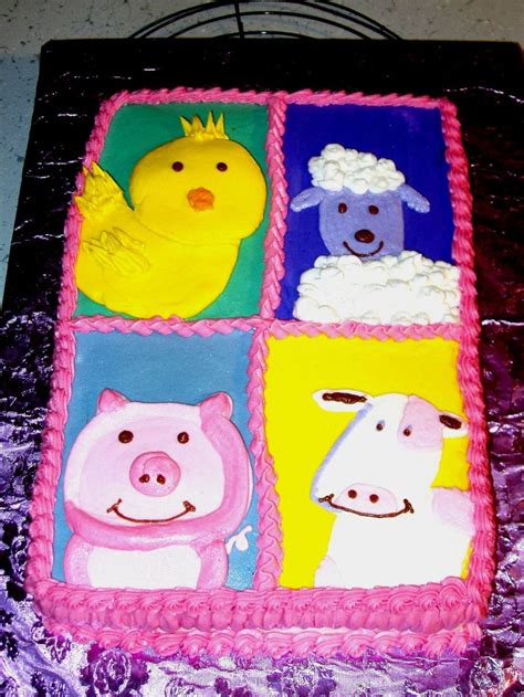 Farm Animal Baby Shower Cake - CakeCentral.com