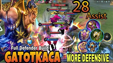 Gatotkaca Best Build Defensive Gatotkaca Build Top 1 Global Rank Mode