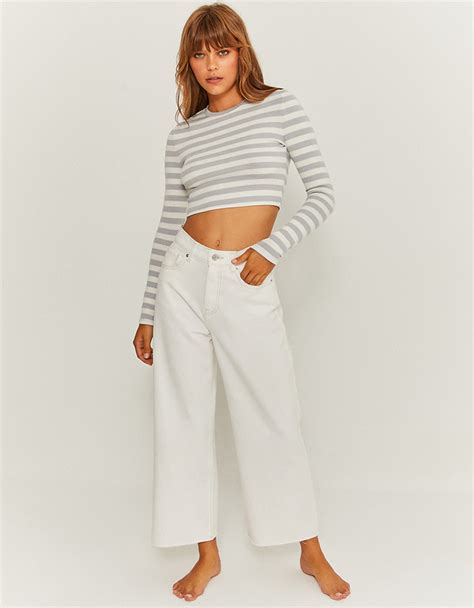 Cropped Wide Leg Hose Tally Weijl Deutschland