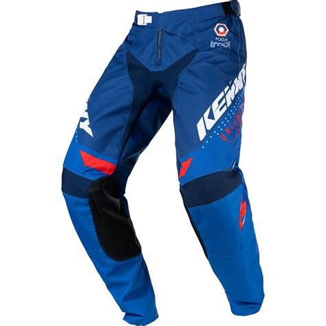 Pantalon Cross TRACK FOCUS KENNY Bleu Blanc Rouge MAXXESS FR