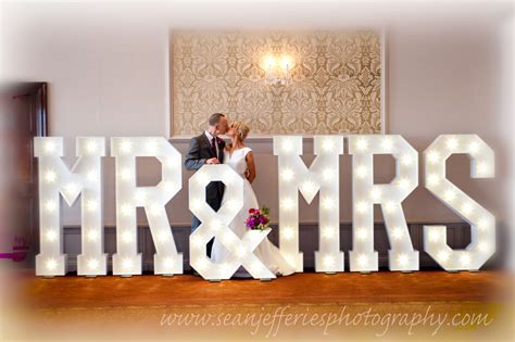 Wedding Letters.Hire light up letters for your wedding anniversary or party