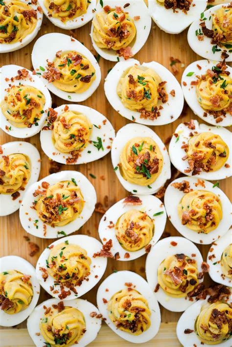 Delicious Deviled Eggs With Crispy Bacon Fed Fit