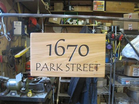 Street Address Sign - Salt Spring CNC | Water Jet Cutting, CNC Router ...