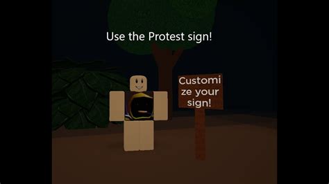 How To Use The Protest Sign In Infectious Smile ROBLOX Quick Tutorial