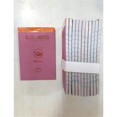 Jual Buku Bloc Notes Mini GARIS Dan POLOS Catatan Kecil No 7 Shopee