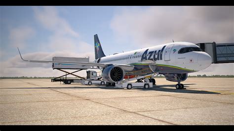 XP11 Toliss Airbus A320neo Azul Linhas Aéreas SUMU SBCB