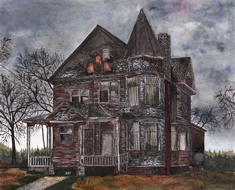 Old House Watercolor Painting Prints - Etsy