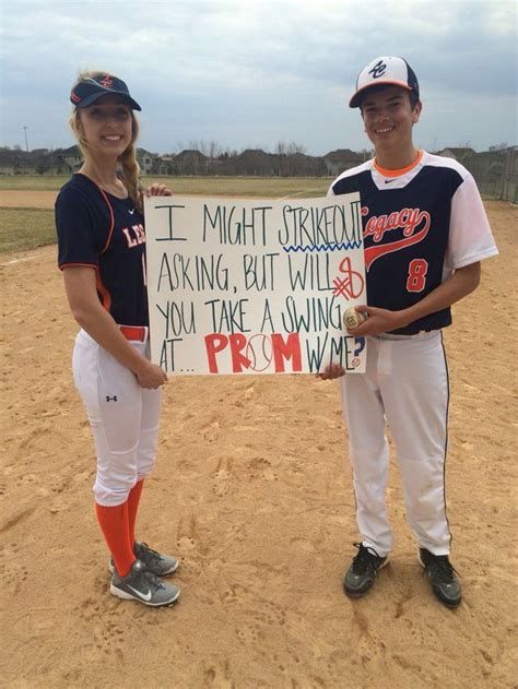 Pin By Selena Sanchez On Dance Proposal Cute Homecoming Proposals Baseball Promposal Cute