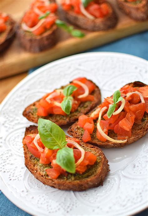 Przepis Na Bruschetta Z Pesto MniamMniam