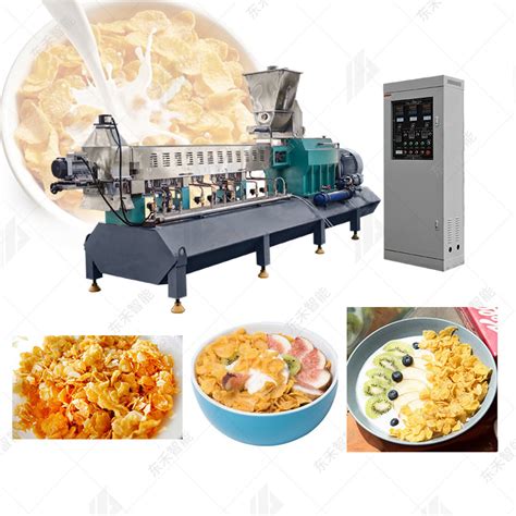 Corn Flakes Breakfast Cereals Processing Production Line Making Machine