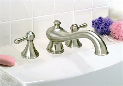 Sonoma Double Handle Deck Mount Roman Tub Faucet Trim Clawfoot Tub