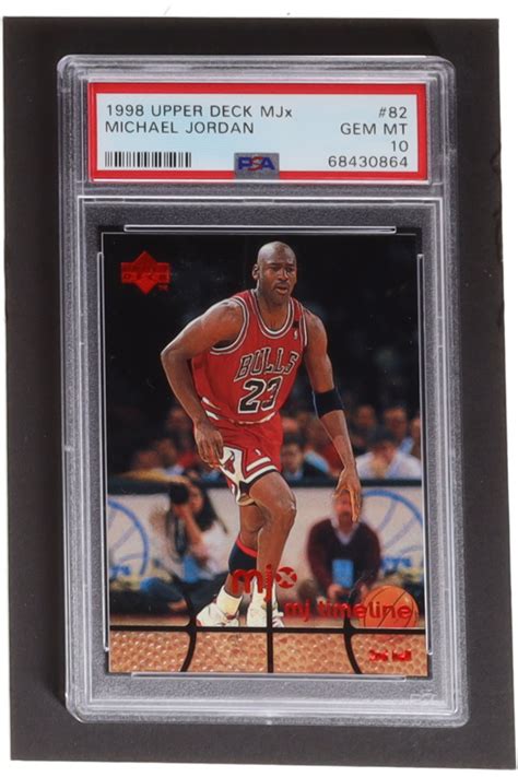 Michael Jordan Upper Deck Mjx Timeline Nd Half Psa