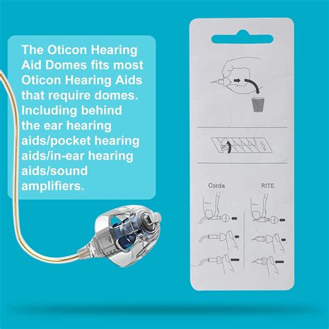 Hearing Aid Domes For Oticon MiniFit Open Vent Bass Domes 8mm 3