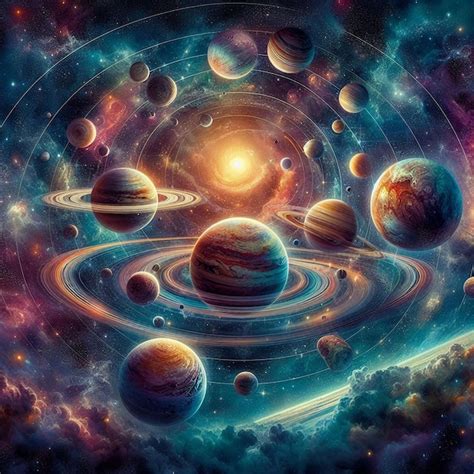Planeta Terra No Universo - Planetas do sistema solar no universo | Foto Premium
