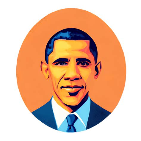 Vector Art Obama Colorful · Creative Fabrica